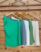 BLUSA LAÇO VERDE OLIVA