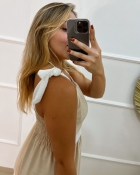 VESTIDO PALOMA BEGE 