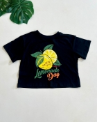 CROPPED T-SHIRT LEMON